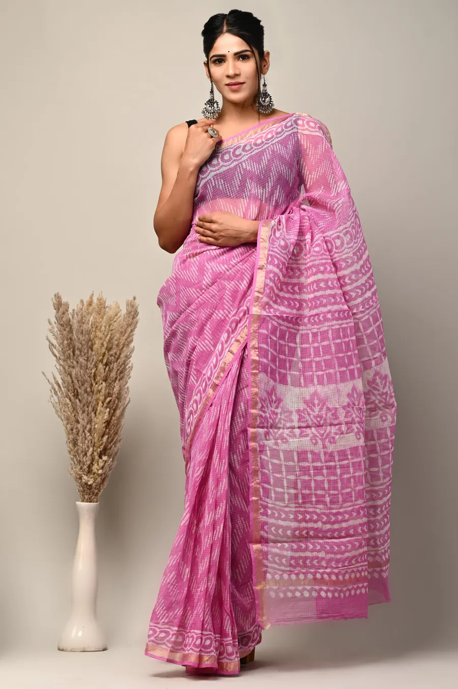 Breathable Kota Cotton Saree